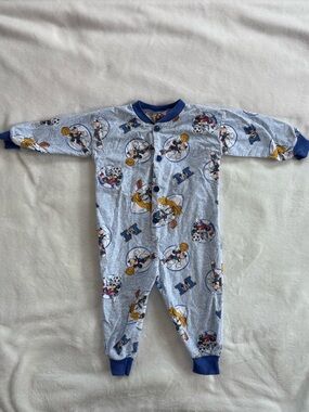 vintage 90s Disney Mickey Mouse baby sleeper